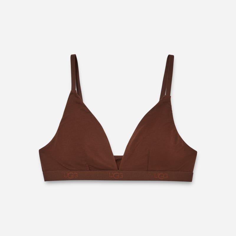UGG® Women's Francis Bralette LENZINGu2122 ECOVEROu2122 Viscose Blend Bralettes Intimates in Cola, Size 2XS